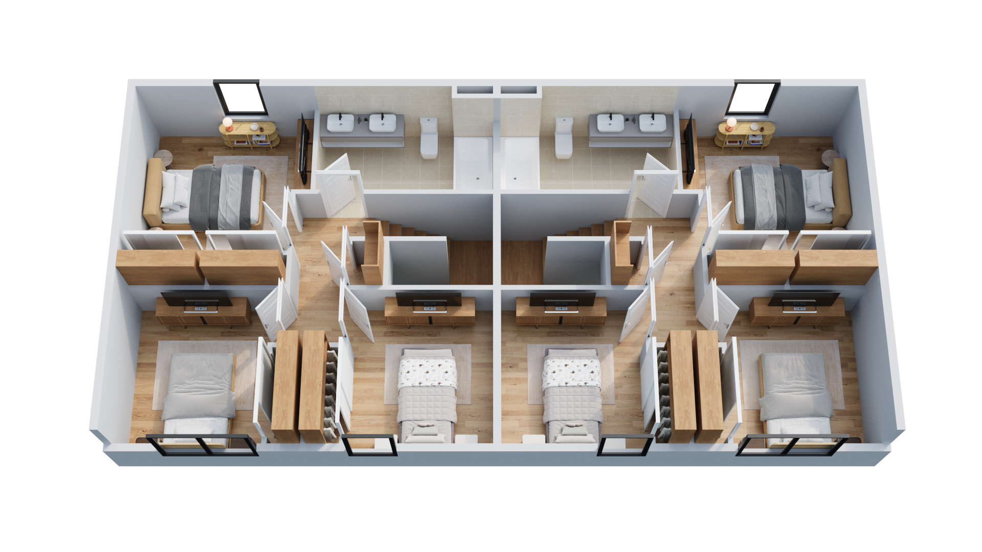 h6 second floor duplex